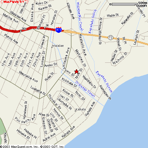 Kahala Area Map